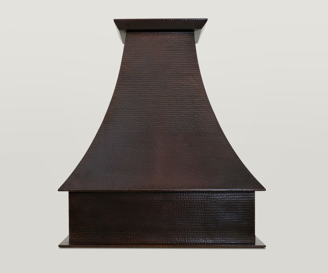 Kitchen Hood for Wall in Copper Alfil Design