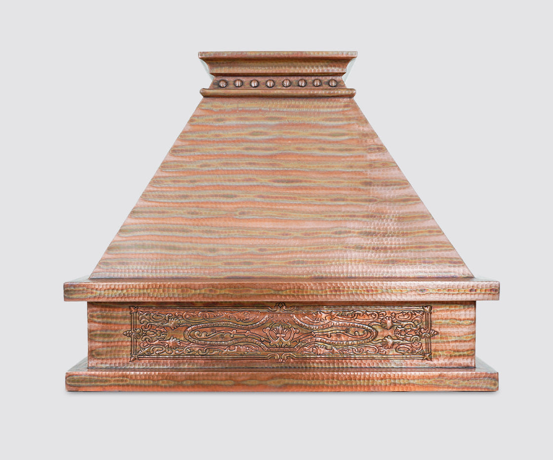Kitchen Hood for Wall in Copper Dama Design