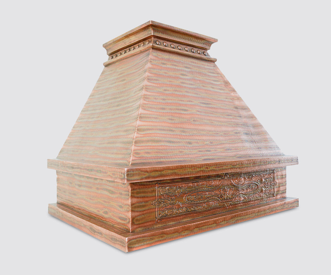 Kitchen Hood for Wall in Copper Dama Design