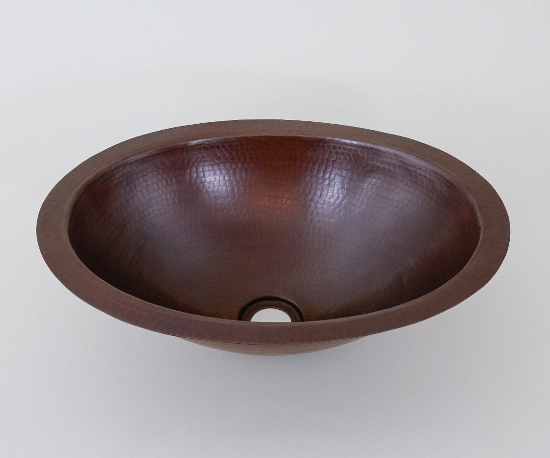 Oval Copper Washbasin