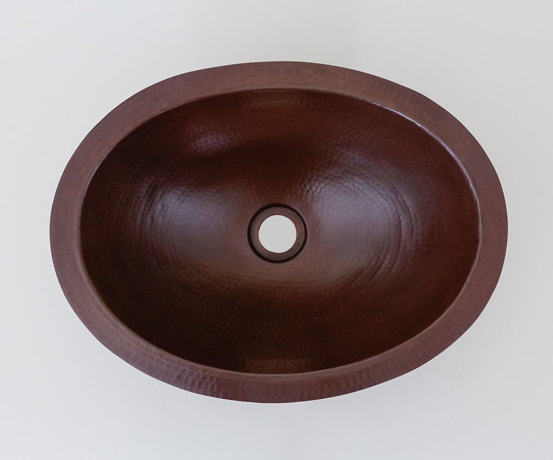 Oval Copper Washbasin