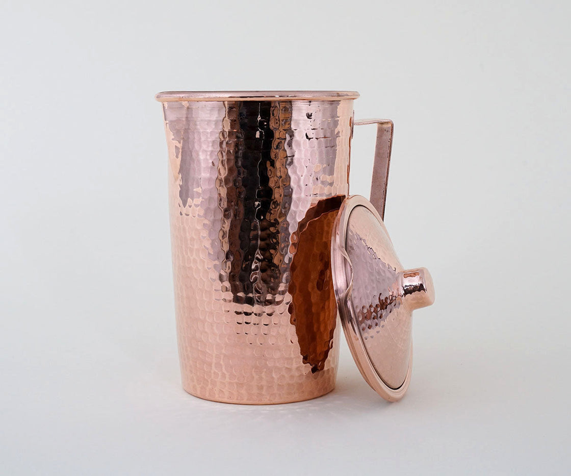 Copper Jug with Lid