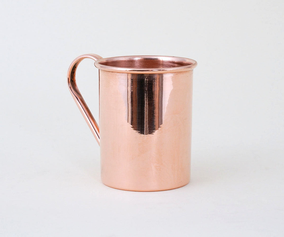 Smooth Copper Mug Set