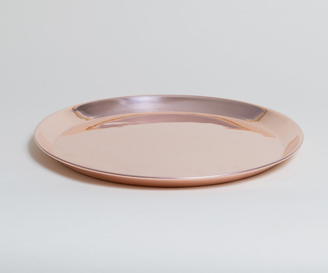 Round Smooth Copper Tray