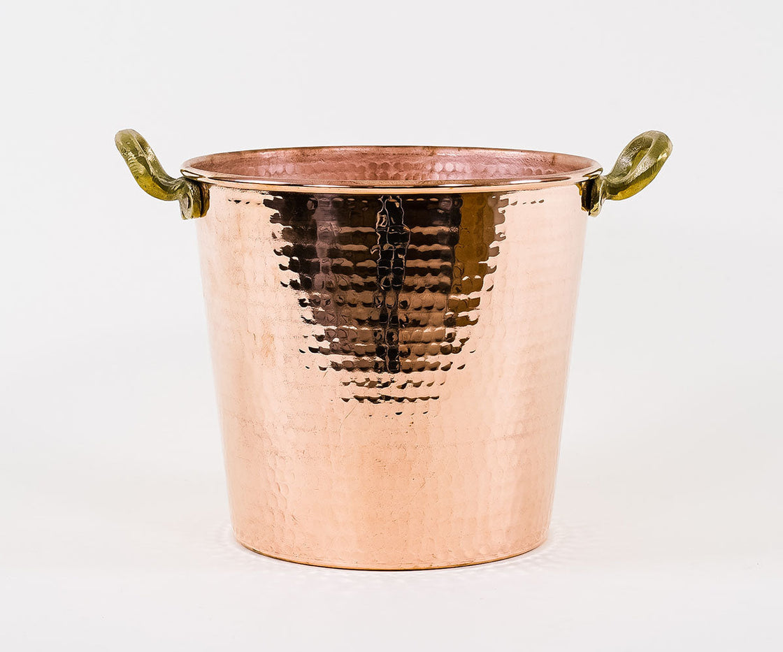 Copper Cooler with Bronze Handles