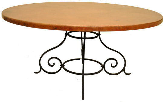 Round Copper Table Tops