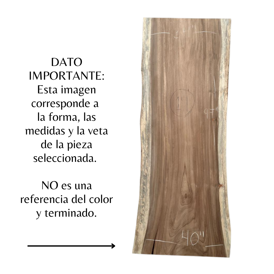 Parota Chica Rectangular Wooden Cover