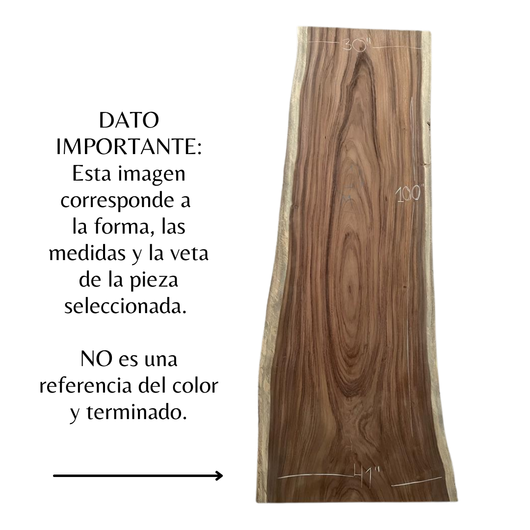 Parota Large Rectangular Wood Cover