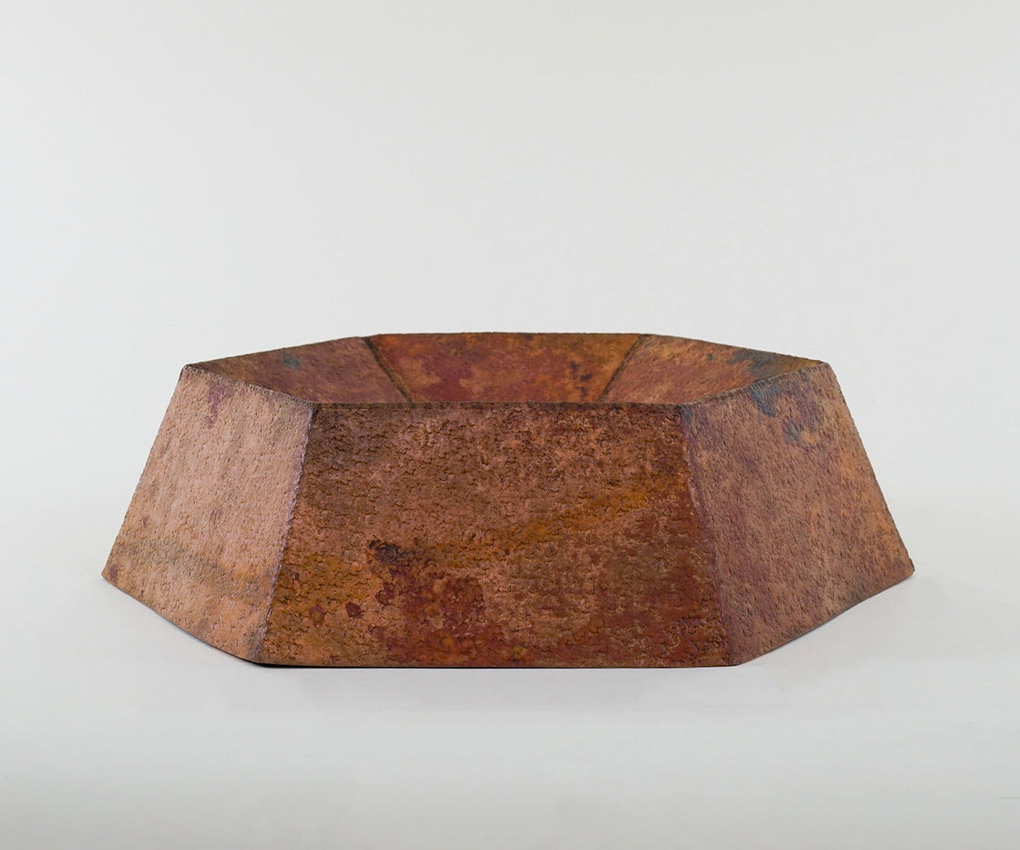 Volcano Vessel Sink in Copper Fuji Design