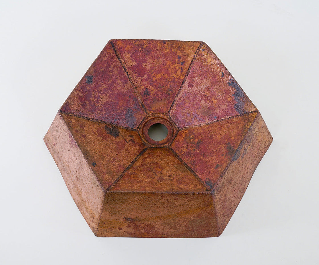 Volcano Vessel Sink in Copper Fuji Design