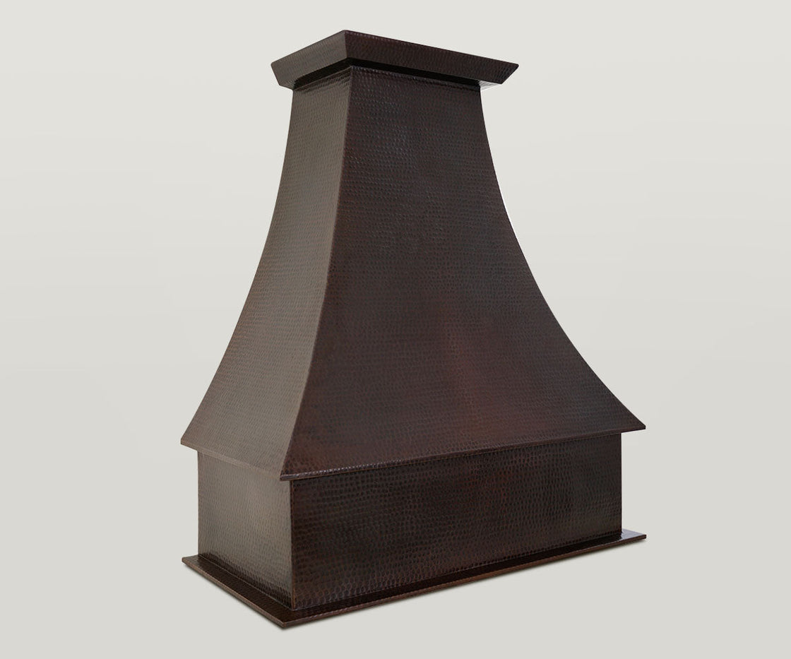 Kitchen Hood for Wall in Copper Alfil Design