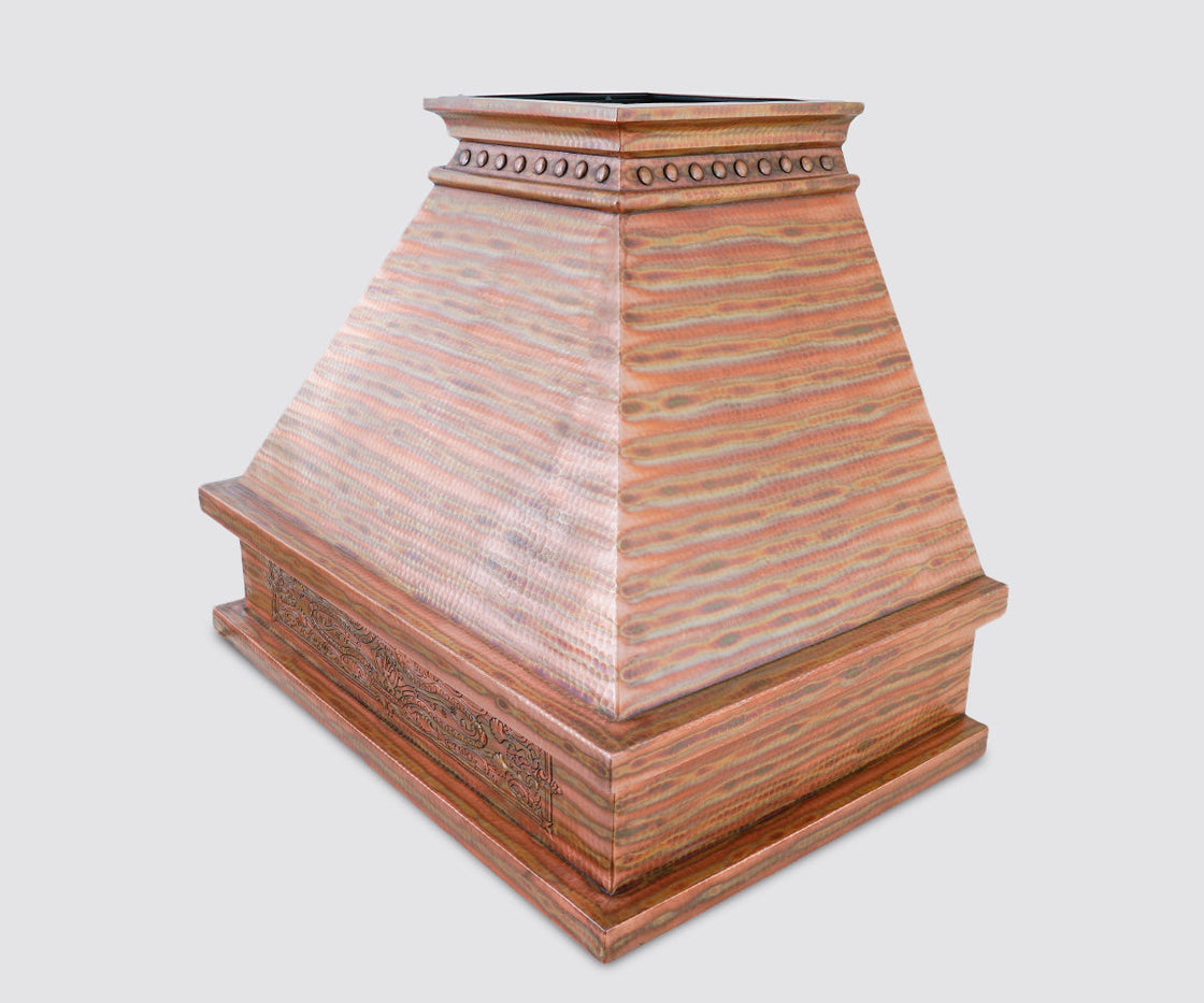 Kitchen Hood for Wall in Copper Dama Design