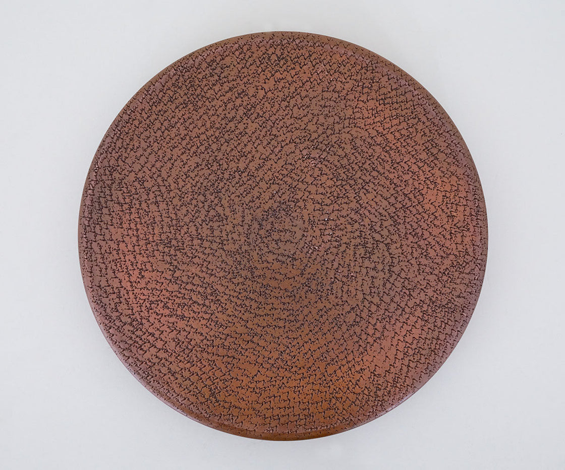 Volcano Lazy Susan Tray in Copper