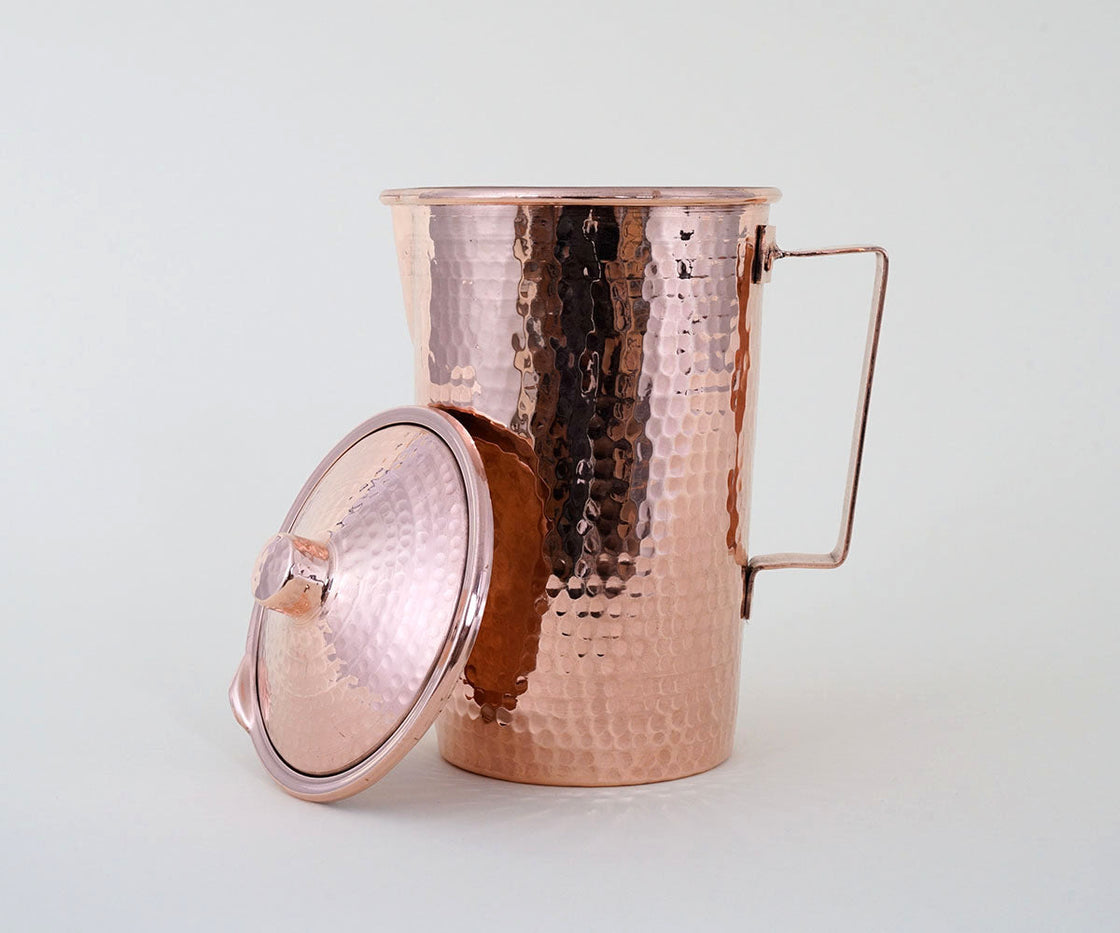 Copper Jug with Lid