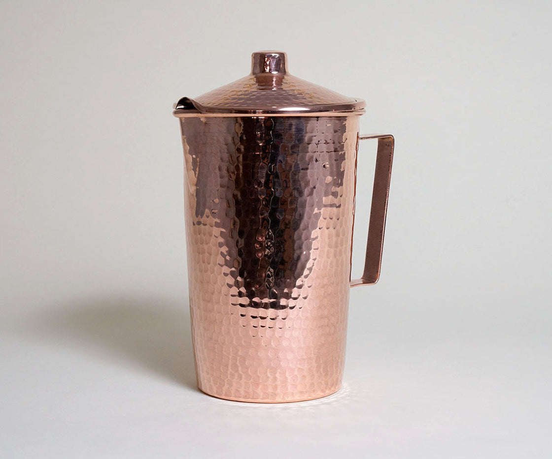 Copper Jug with Lid