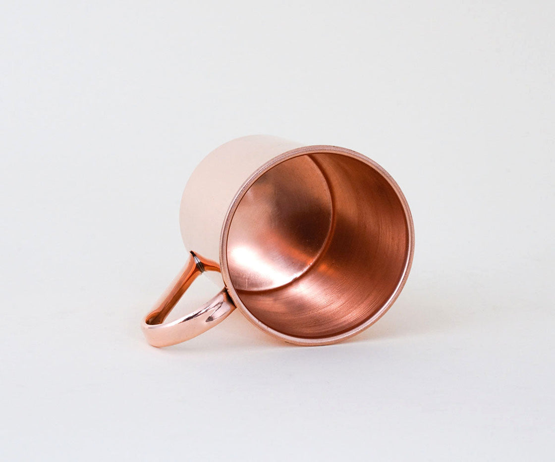 Smooth Copper Mug Set