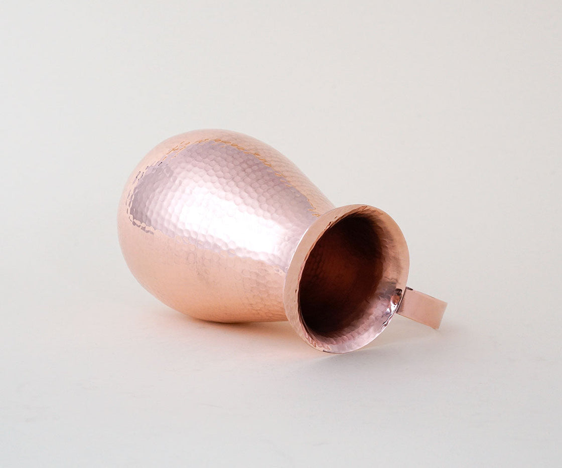 Copper Jug with Flat Handle