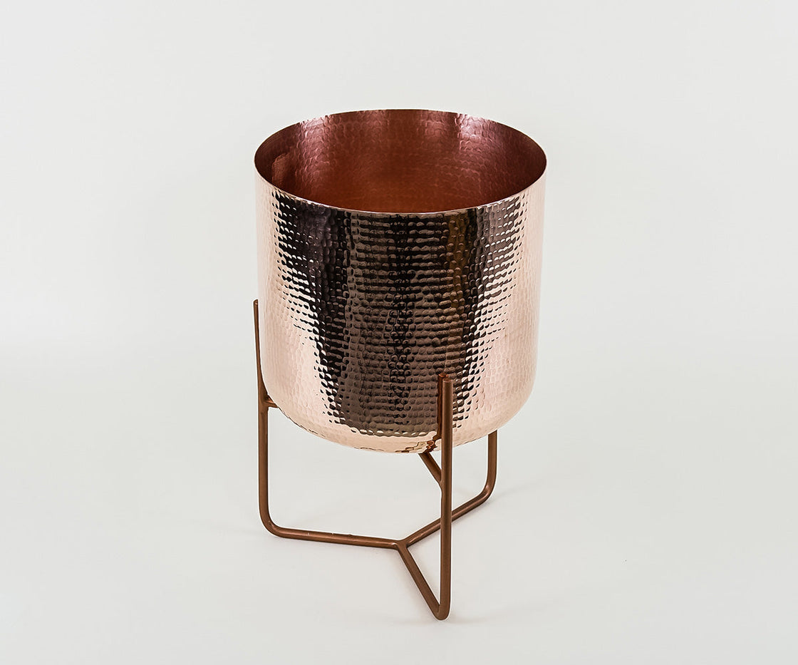 Copper Planter Mid Century Design