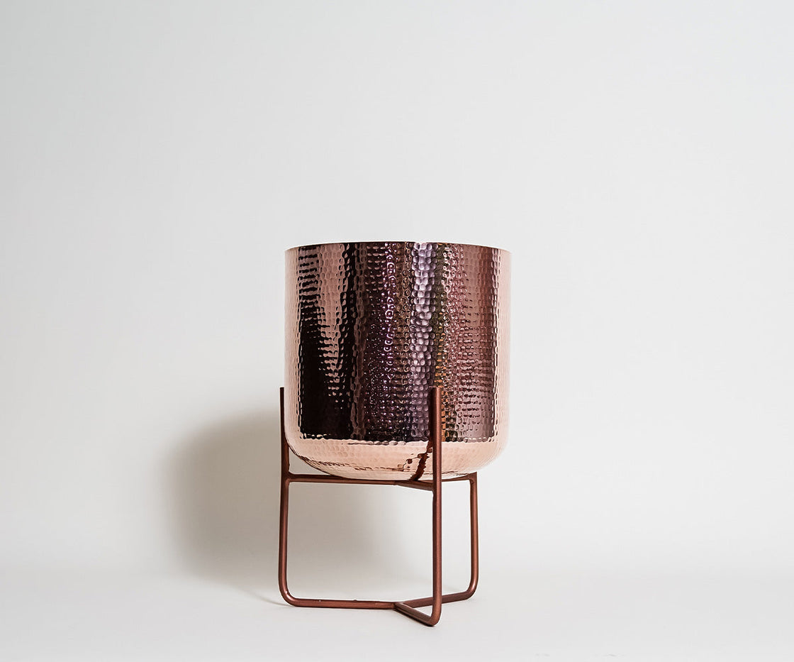 Copper Planter Mid Century Design