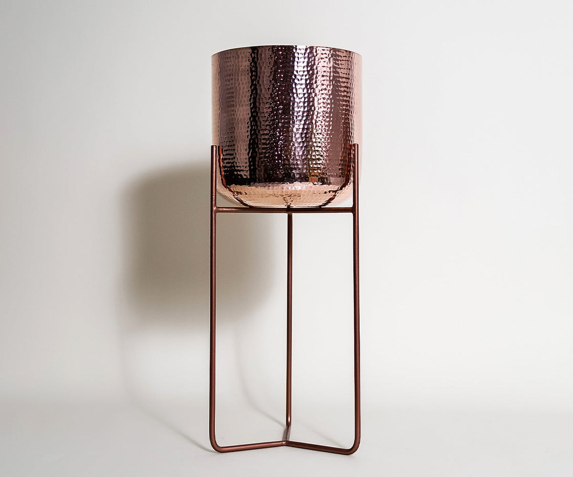 Copper Planter Mid Century Design