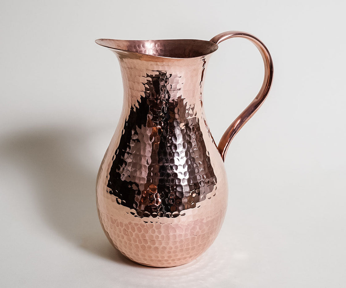 Copper Jug with Round Handle