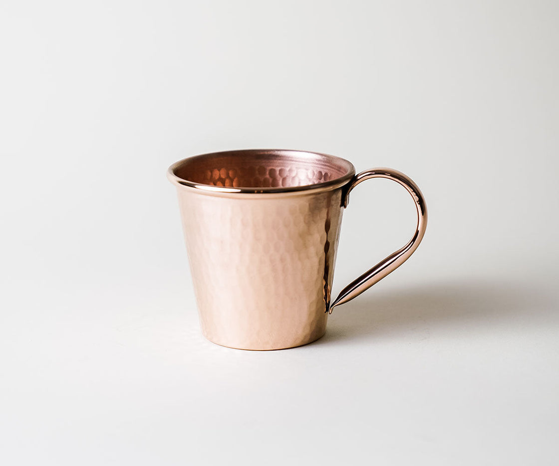 Set of Conical Copper Cups