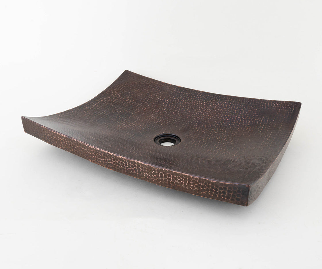 Rectangular Copper Vessel Sink Kohani Design