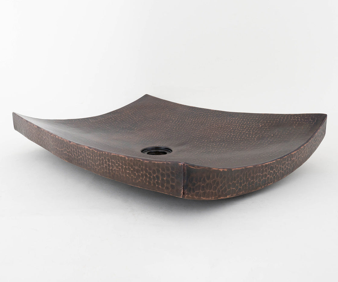 Rectangular Copper Vessel Sink Kohani Design