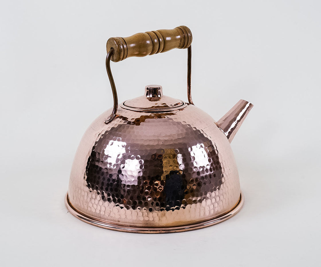 Spherical Copper Teapot