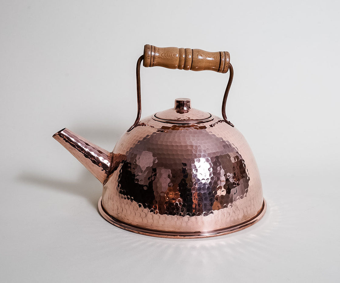 Spherical Copper Teapot