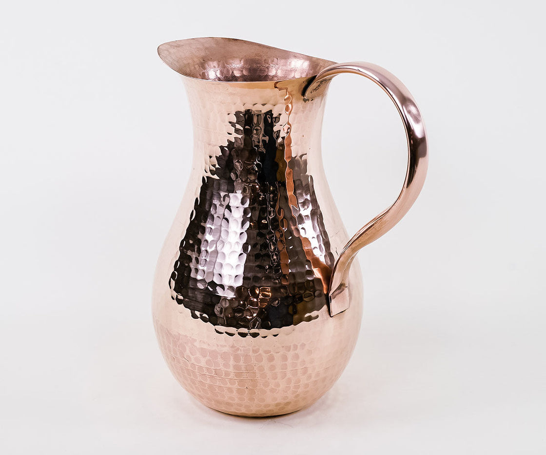 Copper Jug with Round Handle