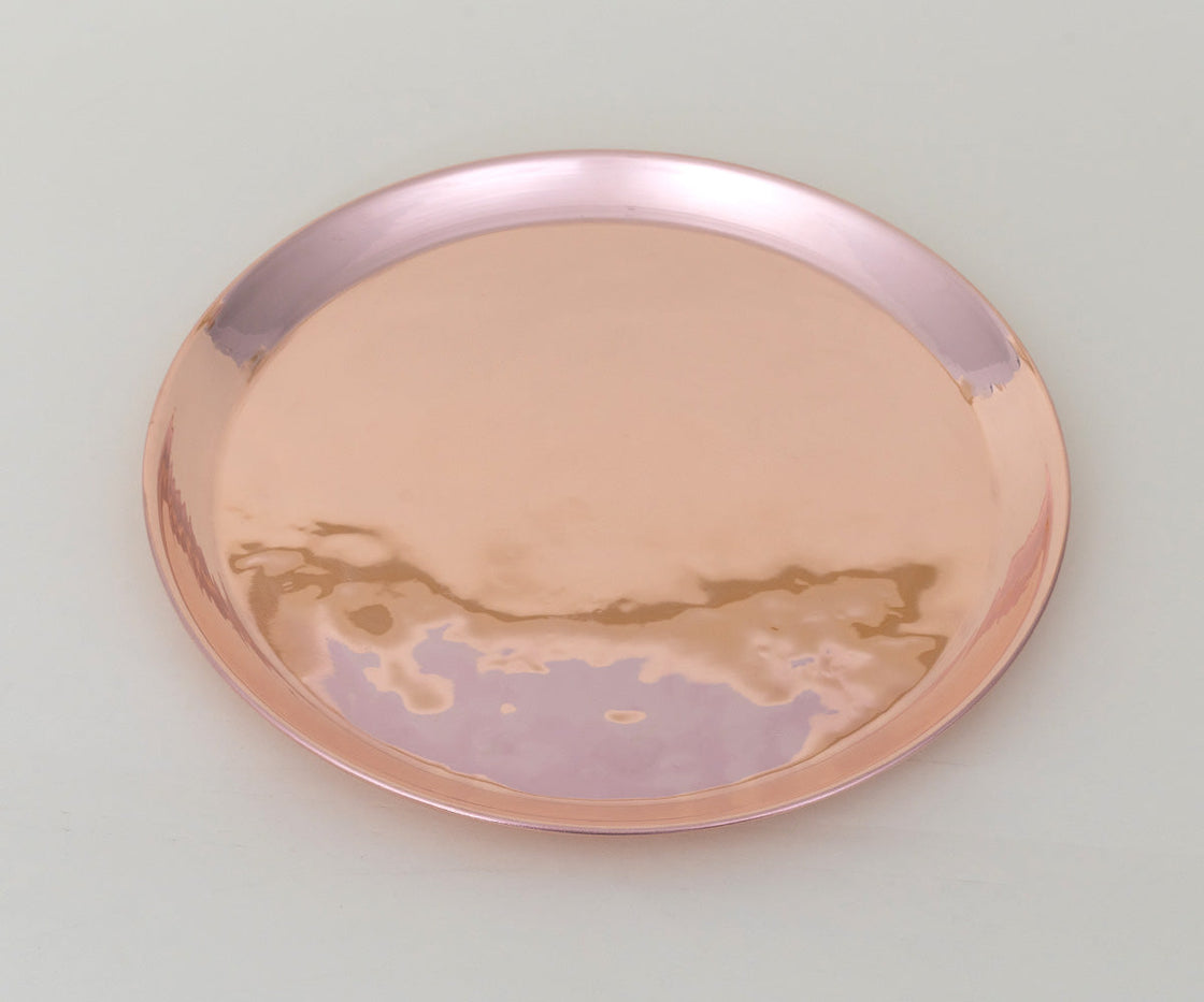 Round Smooth Copper Tray