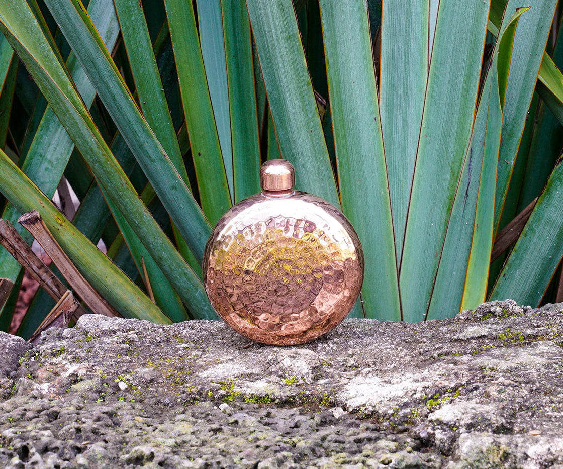 Round Copper Decanter