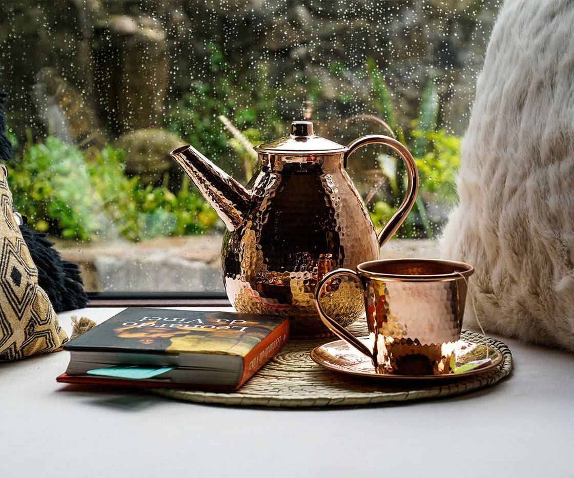 English Copper Teapot