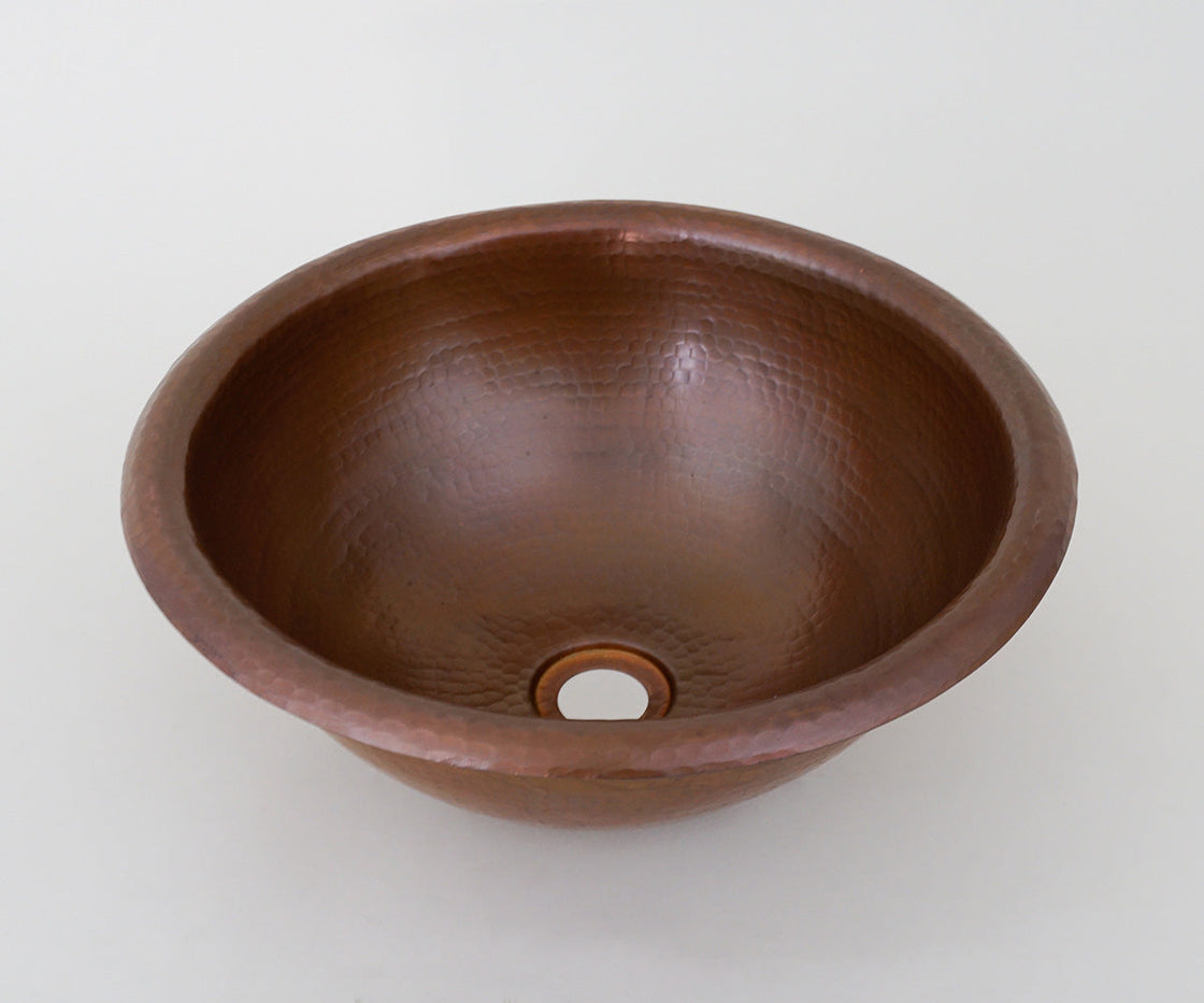 Round Copper Sink