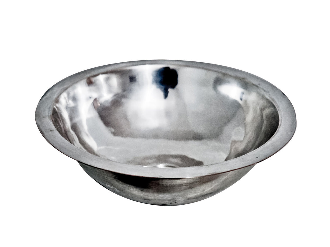 Round Washbasin in High Gloss Smooth Alpaca