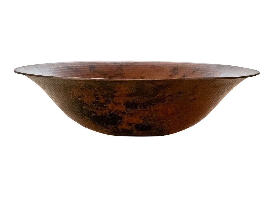 Special Round Copper Sink Canoa Design