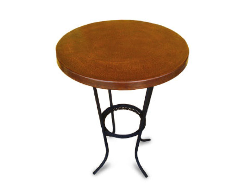 38 Inch Round Copper Table Top Hand Hammered (Various Colors)