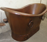 Copper Bath Tub with Design( Various Sizes, #CBT-DESIGN)