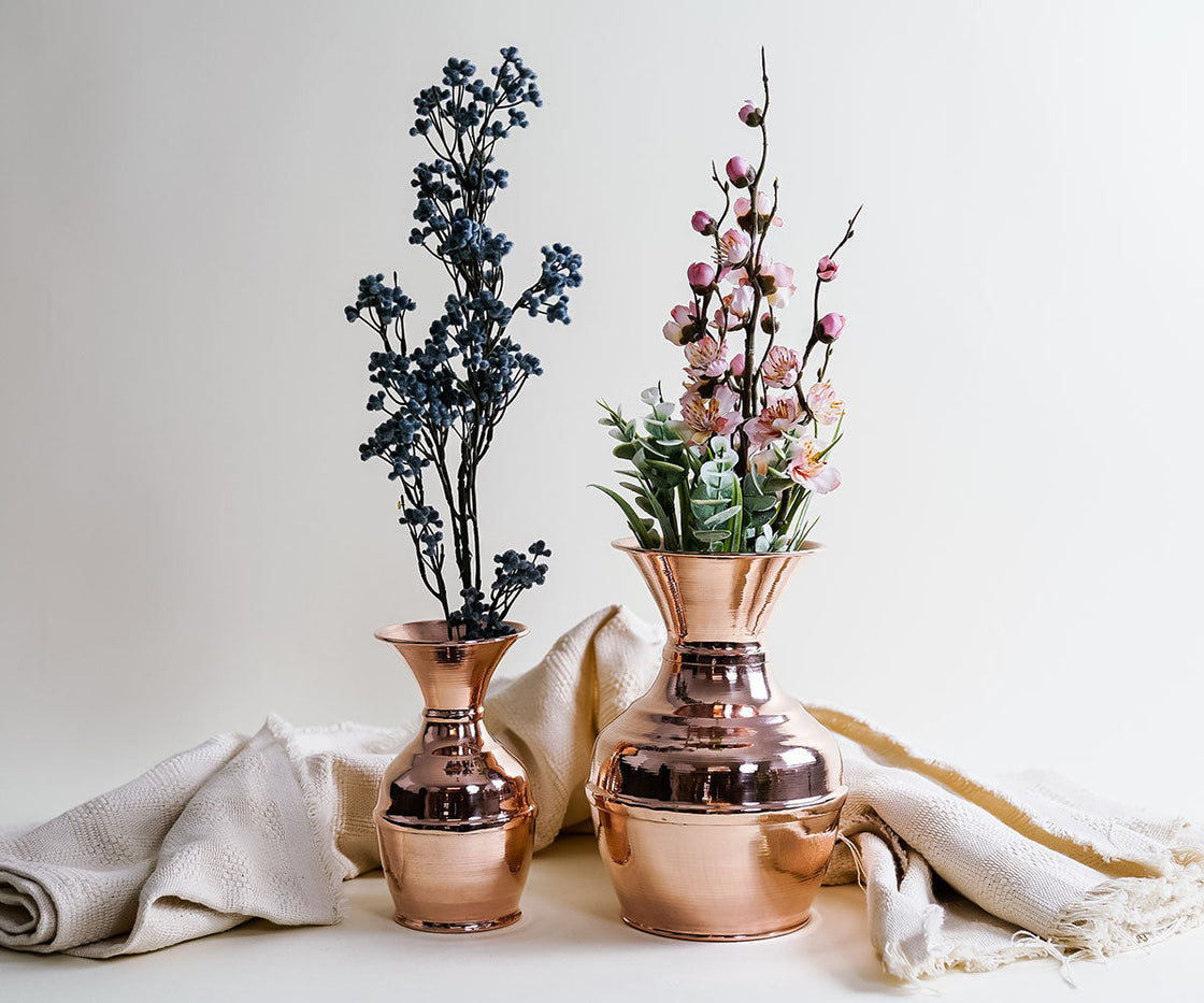 Provencal Vase in Smooth Copper