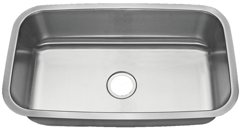 Stainless Steel Undermount Kitchen Sink Single Bowl 18 gauge or 16 gauge